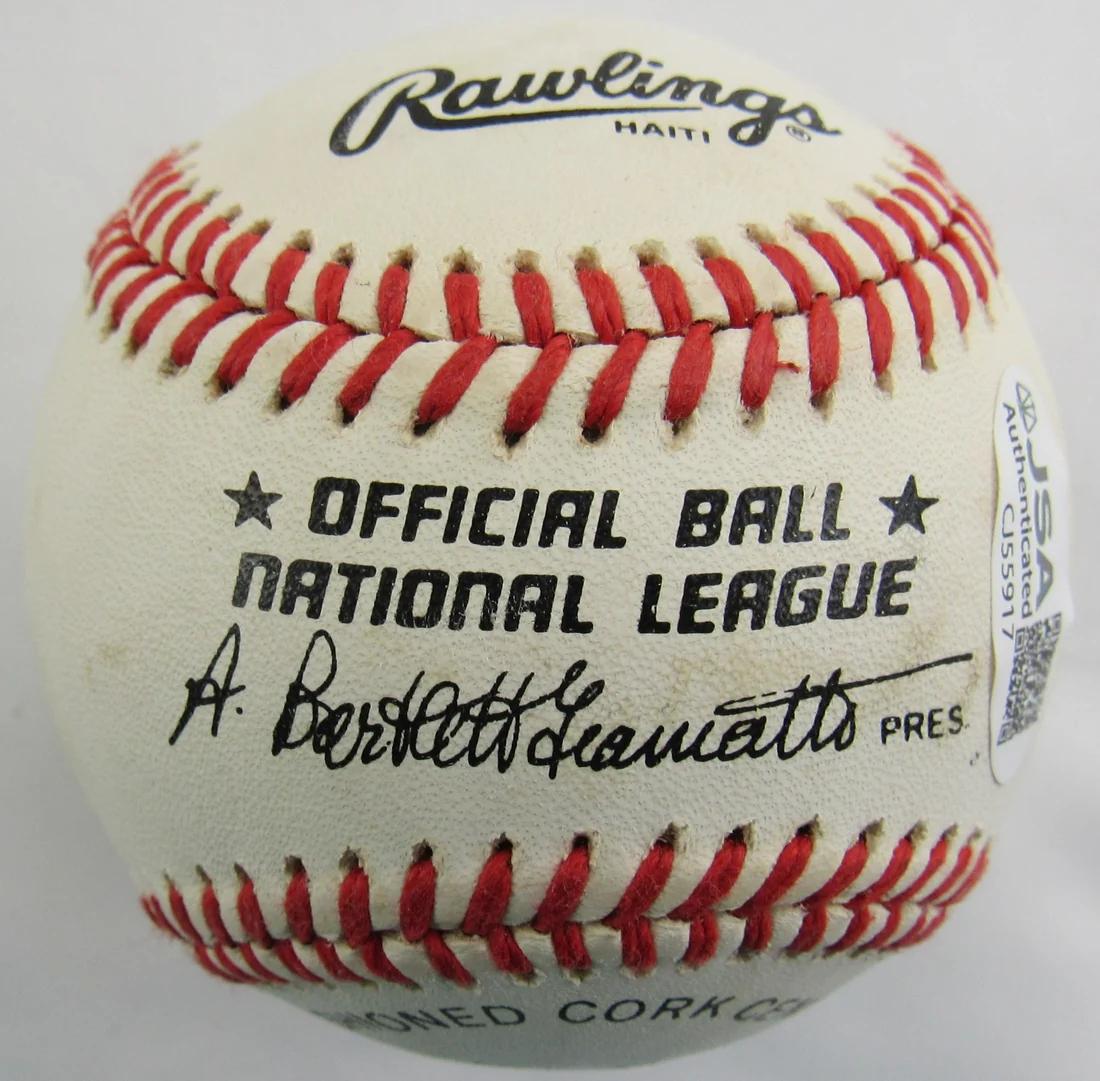 Pee Wee Reese Signed ONL Baseball (JSA) at PristineAuction.com Pee Wee Reese Signed ONL Baseball (JSA) at PristineAuction.com