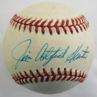 Jim "Catfish" Hunter Signed OAL Baseball (JSA) at PristineAuction.com