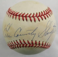 Enos "Country" Slaughter Signed ONL Baseball (JSA) at PristineAuction.com