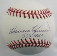 Harmon Killebrew Signed OML Baseball Inscribed "573 HRs" (JSA) at PristineAuction.com