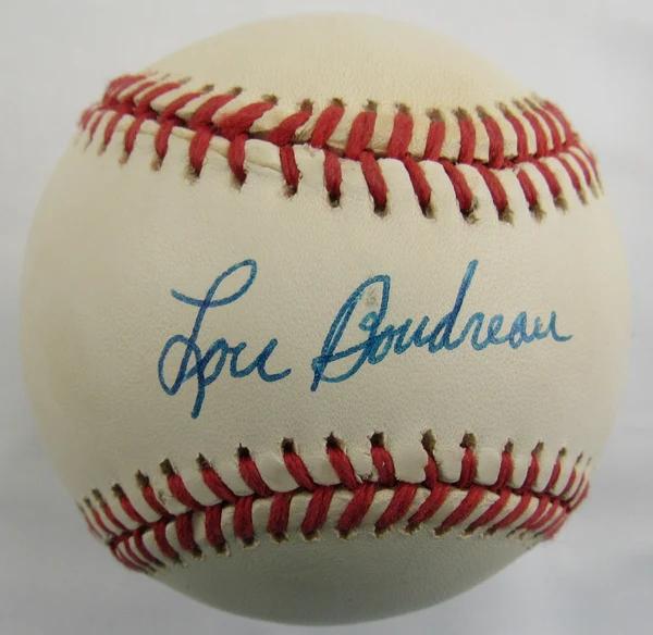 Lou Boudreau Signed OAL Baseball (JSA) at PristineAuction.com Lou Boudreau Signed OAL Baseball (JSA) at PristineAuction.com