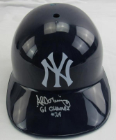 Al Downing Signed Yankees Full-Size Batting Helmet Inscribed "61 Champs" (JSA) at PristineAuction.com