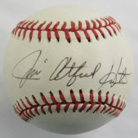 Jim "Catfish" Hunter Signed OL Baseball (JSA) at PristineAuction.com