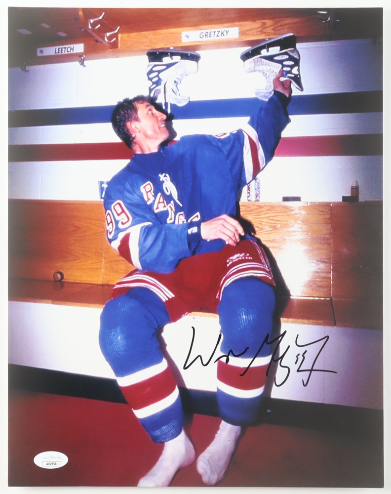 Wayne Gretzky Signed Rangers 11x14 Photo (JSA) at PristineAuction.com Wayne Gretzky Signed Rangers 11x14 Photo (JSA) at PristineAuction.com