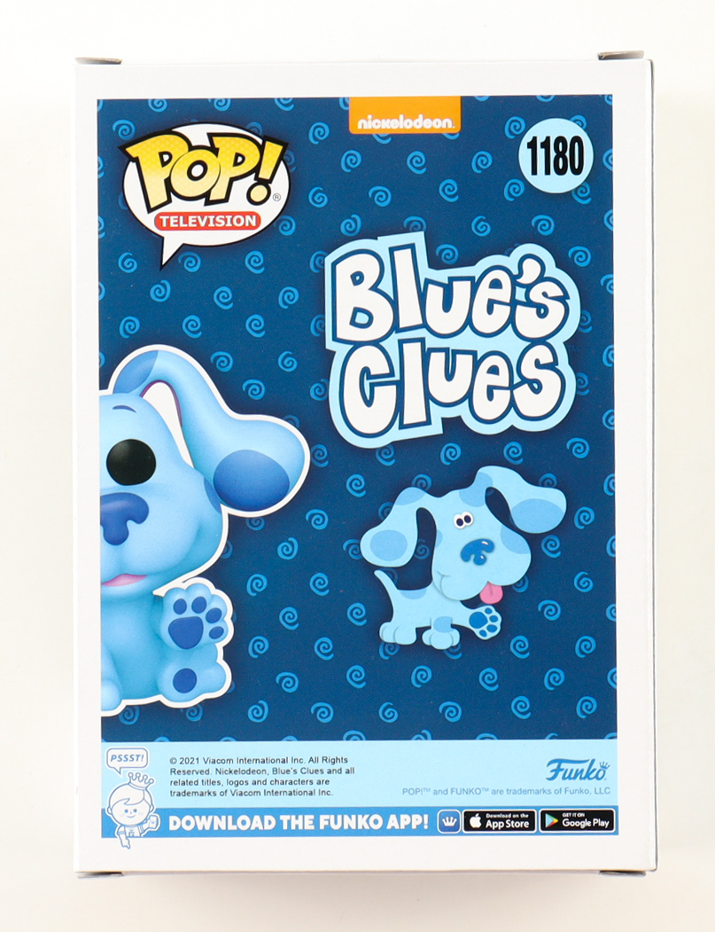 Steve Burns, Josh De La Cruz & Donovan Patton Signed "Blue's Clues" #1180 Blue Funko Pop! Vinyl Figure Inscribed "A.K.A. Joe" With Paw Sketches (JSA) at PristineAuction.com Steve Burns, Josh De La Cruz & Donovan Patton Signed "Blue's Clues" #1180 Blue Funko Pop! Vinyl Figure Inscribed "A.K.A. Joe" With Paw Sketches (JSA) at PristineAuction.com