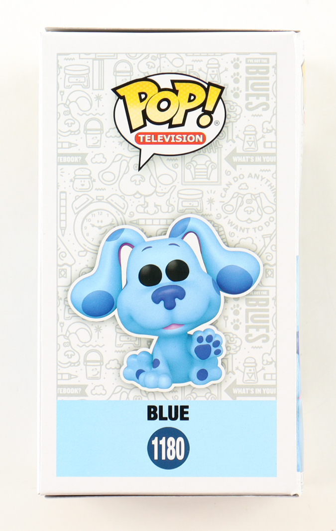Steve Burns, Josh De La Cruz & Donovan Patton Signed "Blue's Clues" #1180 Blue Funko Pop! Vinyl Figure Inscribed "A.K.A. Joe" With Paw Sketches (JSA) at PristineAuction.com Steve Burns, Josh De La Cruz & Donovan Patton Signed "Blue's Clues" #1180 Blue Funko Pop! Vinyl Figure Inscribed "A.K.A. Joe" With Paw Sketches (JSA) at PristineAuction.com