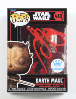 Ray Park Signed "Star Wars" #410 Darth Maul Funko Pop! Vinyl Bobble-Head Figure (Beckett) at PristineAuction.com