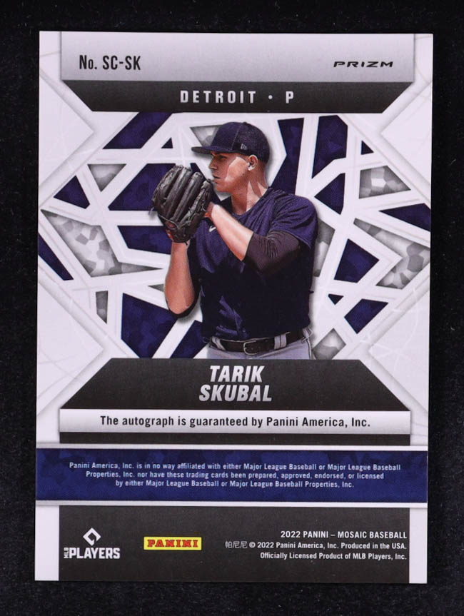 Tarik Skubal 2022 Panini Mosaic Scripts #82 at PristineAuction.com Tarik Skubal 2022 Panini Mosaic Scripts #82 at PristineAuction.com