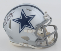 Bob Lilly Signed Cowboys Speed Mini Helmet Inscribed "Mr. Cowboy" (Beckett) at PristineAuction.com
