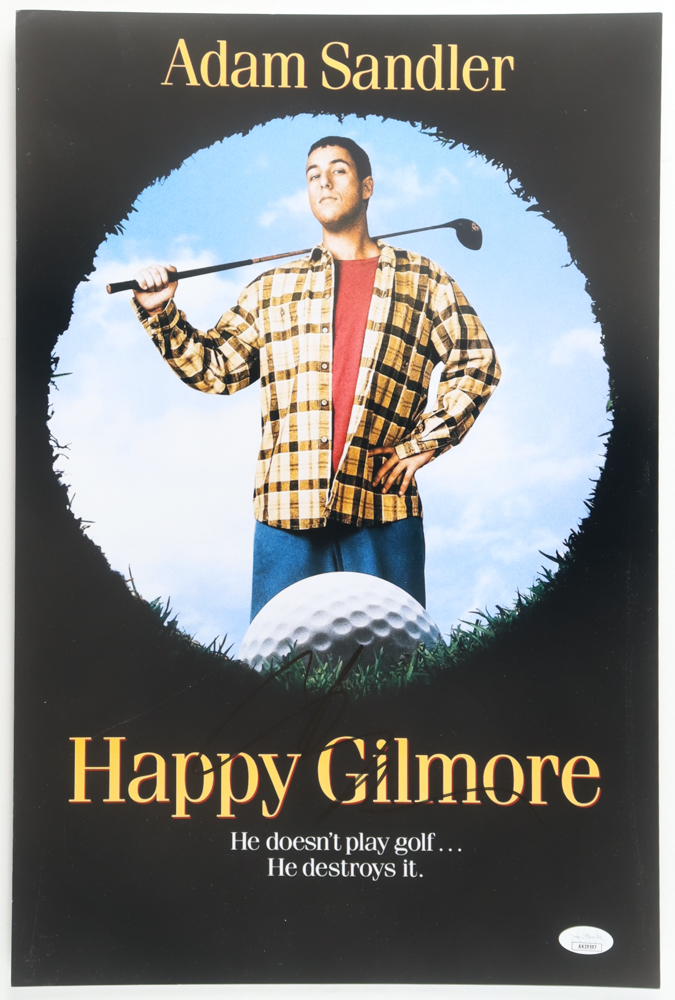 Adam Sandler Signed "Happy Gilmore" 11x17 Poster (JSA) at PristineAuction.com Adam Sandler Signed "Happy Gilmore" 11x17 Poster (JSA) at PristineAuction.com