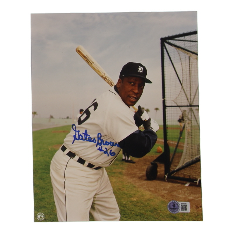 Gates Brown Signed Tigers 8x10 Photo (Beckett) at PristineAuction.com Gates Brown Signed Tigers 8x10 Photo (Beckett) at PristineAuction.com