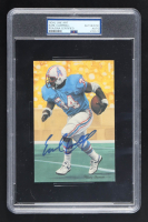 Earl Campbell Signed 1991 Goal Line Art Series #64 #3066/5000 (PSA) at PristineAuction.com