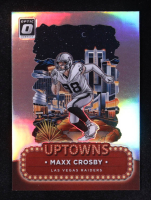 Maxx Crosby 2024 Donruss Optic Uptowns #22 at PristineAuction.com