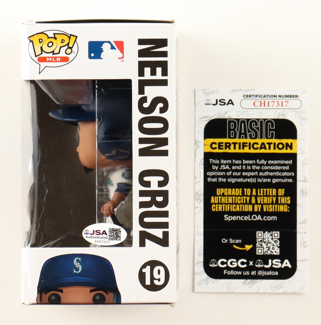 Nelson Cruz Signed Mariners #19 Funko Pop! Vinyl Figure (JSA) at PristineAuction.com Nelson Cruz Signed Mariners #19 Funko Pop! Vinyl Figure (JSA) at PristineAuction.com