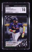 Ronald Acuna Jr. 2025 Topps Training Grounds #TG-16 (CGC 10) at PristineAuction.com