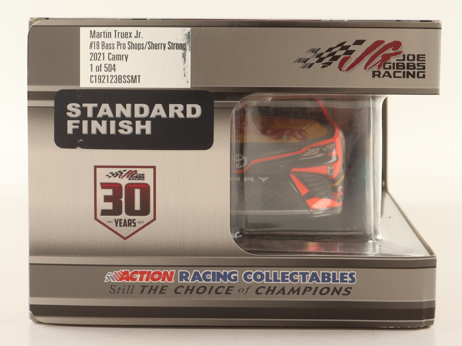 Martin Truex Jr. Signed 2021 #19 Bass Pro Shops/Sherry Strong 1:24 Diecast Car (PA) at PristineAuction.com Martin Truex Jr. Signed 2021 #19 Bass Pro Shops/Sherry Strong 1:24 Diecast Car (PA) at PristineAuction.com