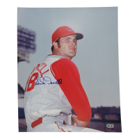 Sam McDowell Signed Indians 16x20 Photo (Beckett) at PristineAuction.com