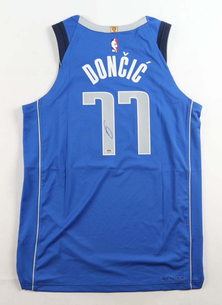 Luka Doncic Signed Mavericks Nike Authentic Jersey (PSA) at PristineAuction.com Luka Doncic Signed Mavericks Nike Authentic Jersey (PSA) at PristineAuction.com