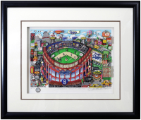 Charles Fazzino LE Dodgers "Ebbets Field of Dreams" Custom Framed 3-D Pop Art Serigraph at PristineAuction.com