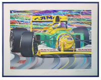 Michael Schumacher Signed "Formula 1" Hand-Silkscreened Serigraph by Randy Owens (JSA) at PristineAuction.com