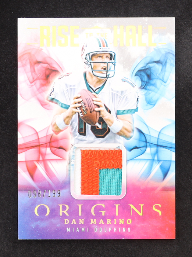 Dan Marino 2025 Panini Origins Rise to the Hall Jerseys #20 #98/199 at PristineAuction.com Dan Marino 2025 Panini Origins Rise to the Hall Jerseys #20 #98/199 at PristineAuction.com