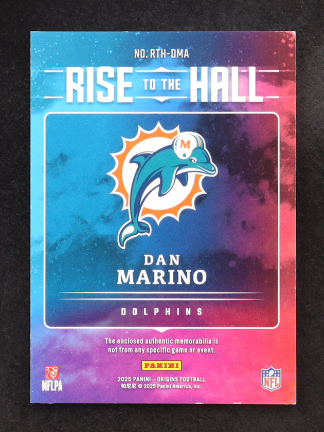 Dan Marino 2025 Panini Origins Rise to the Hall Jerseys #20 #98/199 at PristineAuction.com Dan Marino 2025 Panini Origins Rise to the Hall Jerseys #20 #98/199 at PristineAuction.com