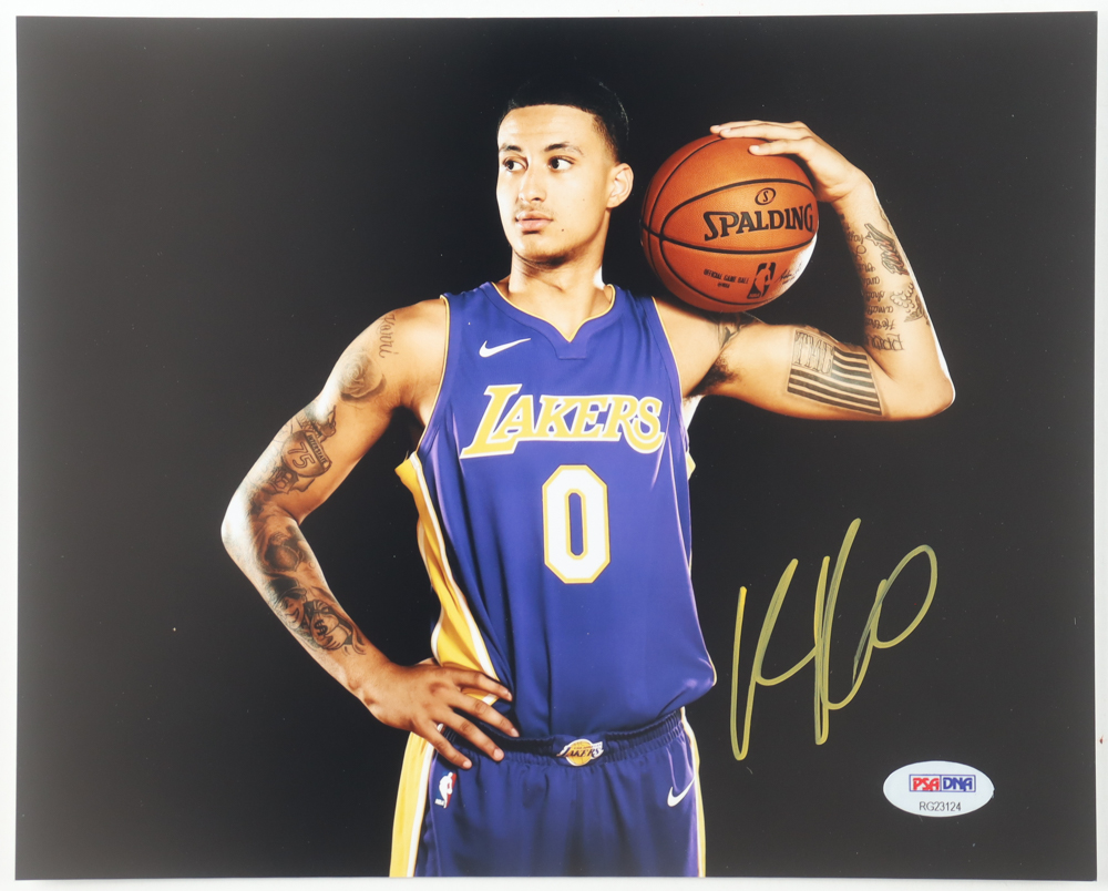 Kyle Kuzma Signed Lakers 8x10 Photo (PSA) at PristineAuction.com Kyle Kuzma Signed Lakers 8x10 Photo (PSA) at PristineAuction.com
