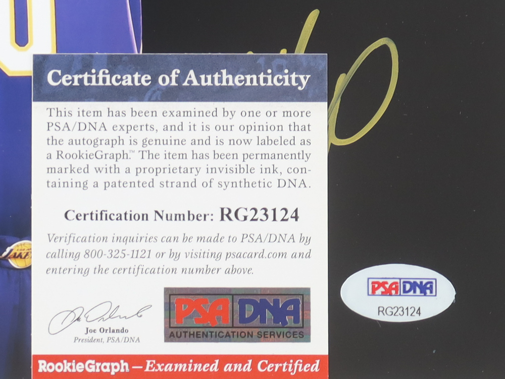 Kyle Kuzma Signed Lakers 8x10 Photo (PSA) at PristineAuction.com Kyle Kuzma Signed Lakers 8x10 Photo (PSA) at PristineAuction.com