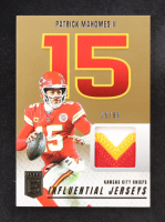 Patrick Mahomes II 2024 Elite Influential Jerseys Prime #2 #15/99 at PristineAuction.com