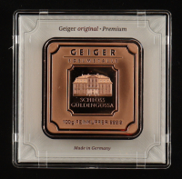 Geiger Edelmetalle 100g .9999 Fine Copper Bullion Bar In Assay at PristineAuction.com