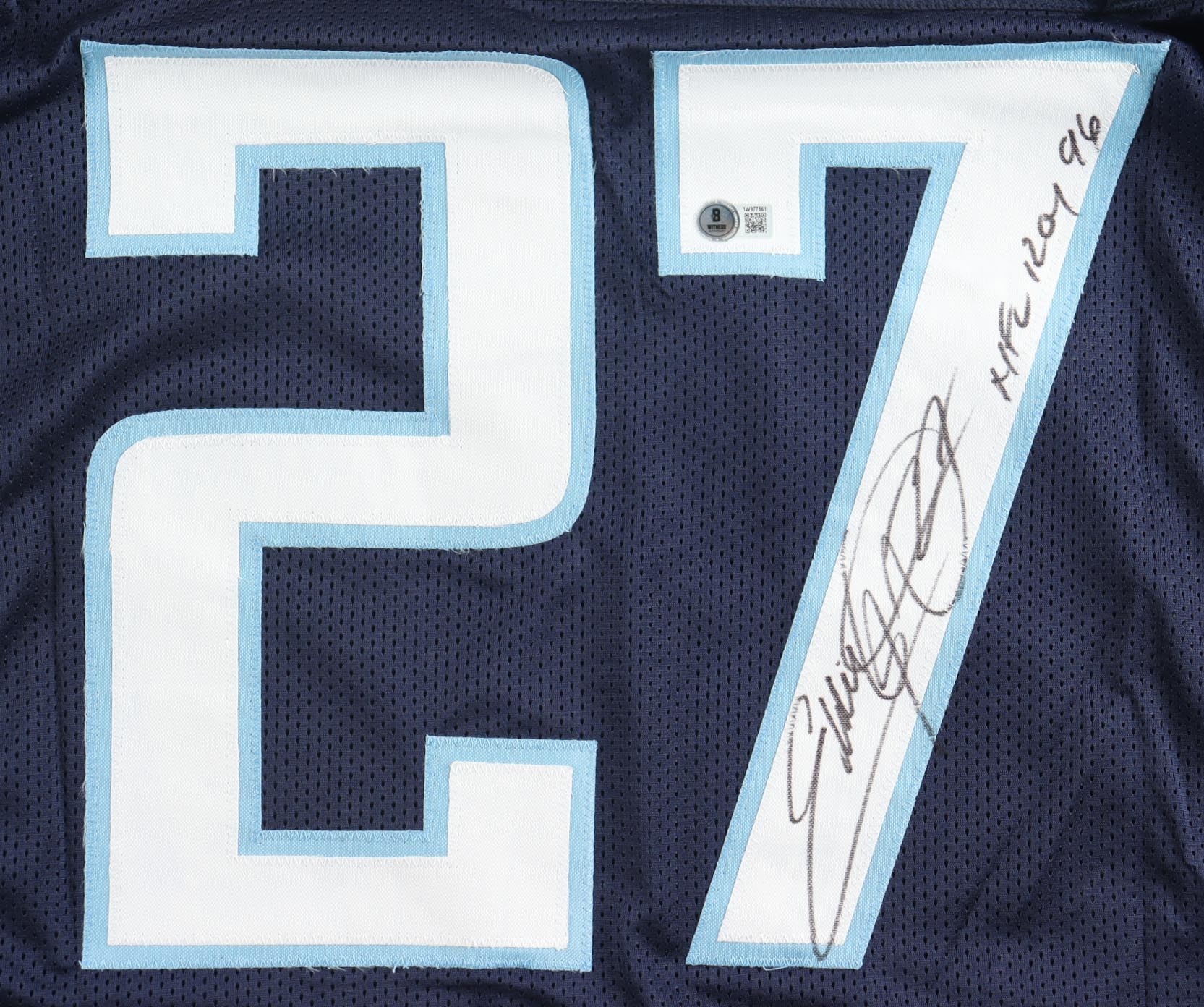 Eddie George Signed Jersey Inscribed "NFL ROY 96" (Beckett) at PristineAuction.com Eddie George Signed Jersey Inscribed "NFL ROY 96" (Beckett) at PristineAuction.com