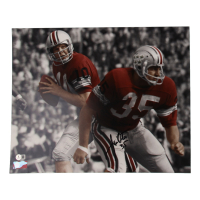 Jim Otis Signed Ohio State Buckeyes 16x20 Photo (Beckett) at PristineAuction.com