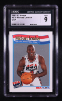 Michael Jordan 1991-92 Hoops USA #579 (CGC 9) at PristineAuction.com