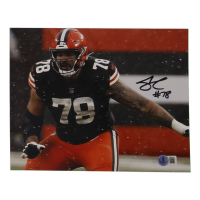 Jack Conklin Signed Browns 8x10 Photo (Beckett) at PristineAuction.com