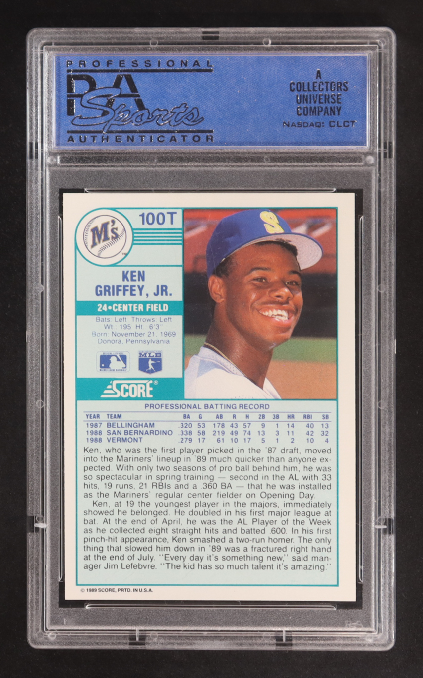 Ken Griffey Jr. 1989 Score Rookie/Traded #100T RC (PSA 9) at PristineAuction.com Ken Griffey Jr. 1989 Score Rookie/Traded #100T RC (PSA 9) at PristineAuction.com