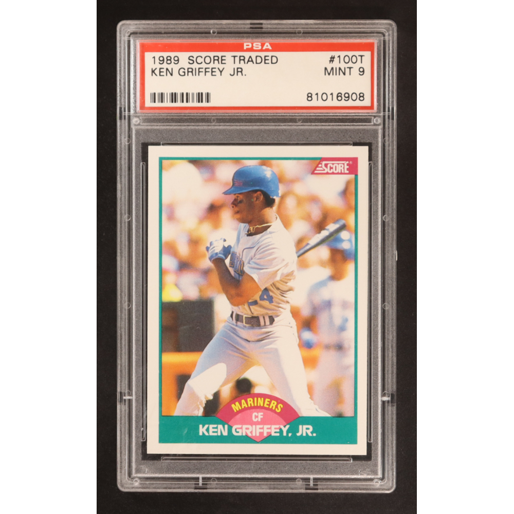 Ken Griffey Jr. 1989 Score Rookie/Traded #100T RC (PSA 9) at PristineAuction.com