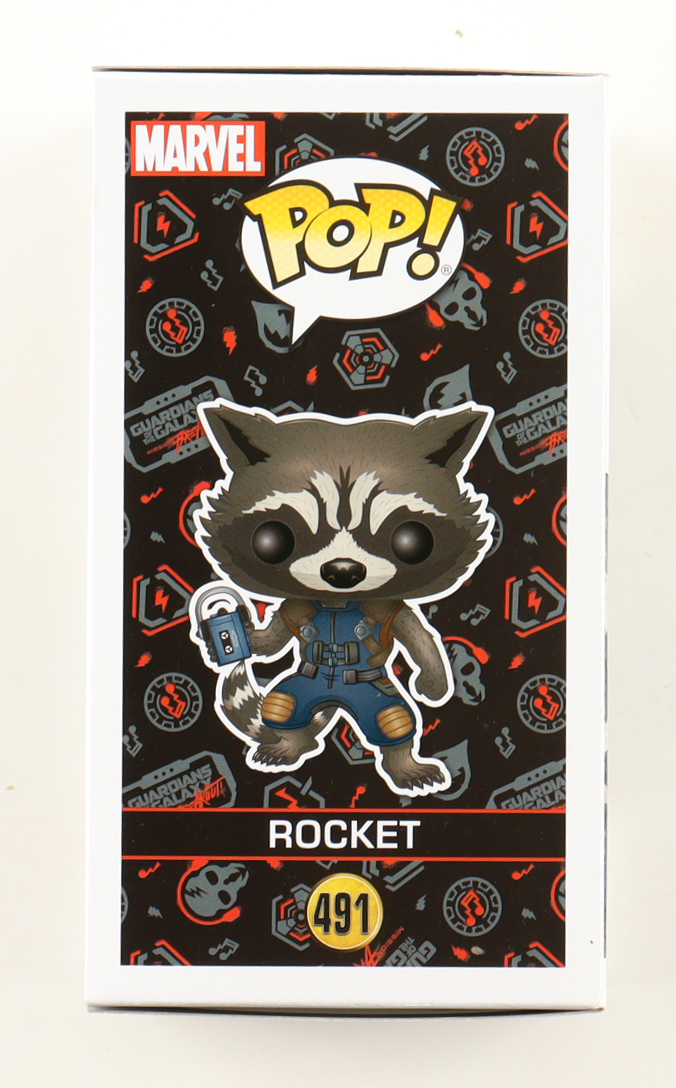 Bradley Cooper Signed "Guardians of the Galaxy Mission: Breakout" #491 Rocket Bobble-Head Funko Pop! Vinyl Figure (ACOA) at PristineAuction.com Bradley Cooper Signed "Guardians of the Galaxy Mission: Breakout" #491 Rocket Bobble-Head Funko Pop! Vinyl Figure (ACOA) at PristineAuction.com
