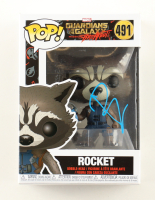 Bradley Cooper Signed "Guardians of the Galaxy Mission: Breakout" #491 Rocket Bobble-Head Funko Pop! Vinyl Figure (ACOA) at PristineAuction.com