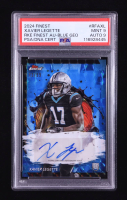 Xavier Legette 2024 Finest Rookie Autographs Blue Geometric Refractors #RFAXL RC #13/99 (PSA 9 | Autograph Graded PSA 9) at PristineAuction.com