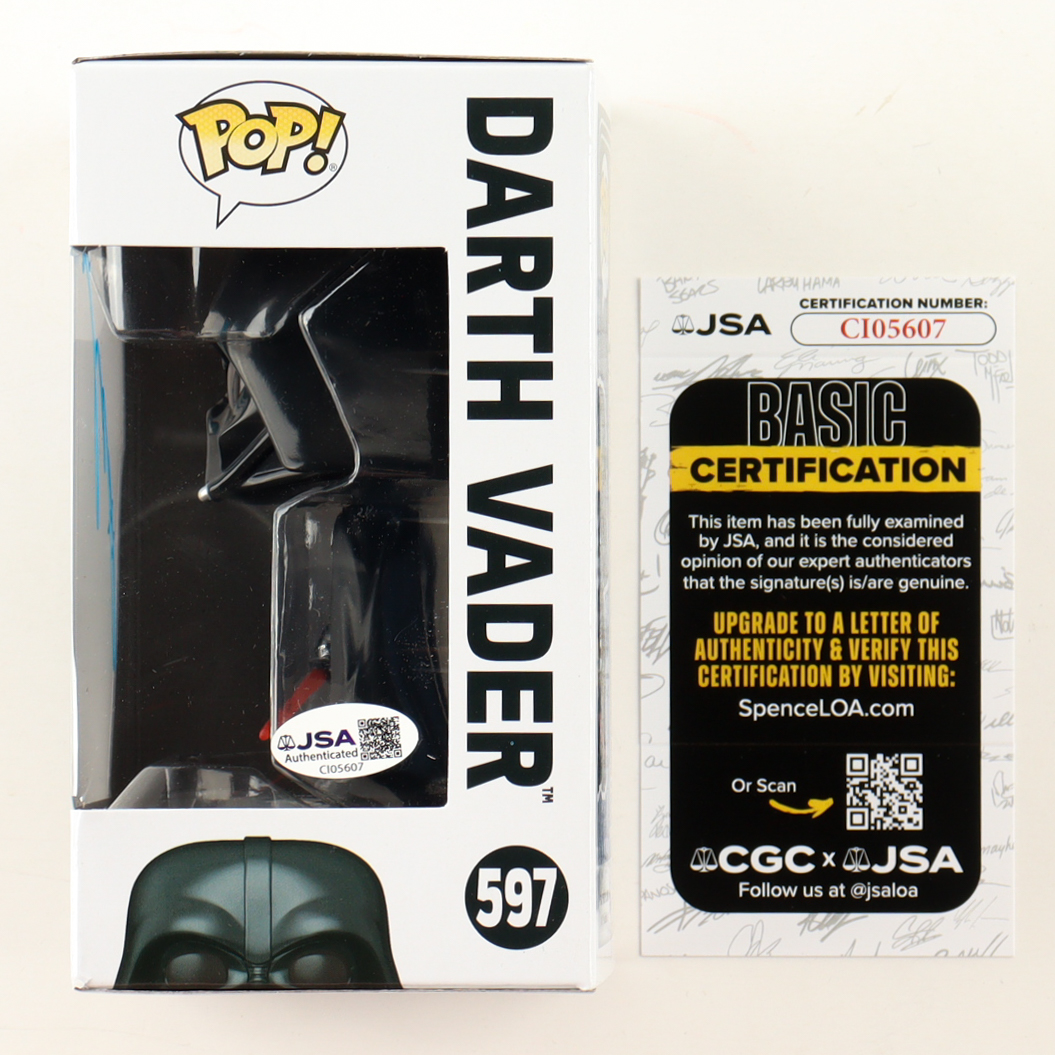 Hayden Christensen Signed "Star Wars" #597 Darth Vader Funko Pop! Bobblehead Figure (JSA) at PristineAuction.com Hayden Christensen Signed "Star Wars" #597 Darth Vader Funko Pop! Bobblehead Figure (JSA) at PristineAuction.com