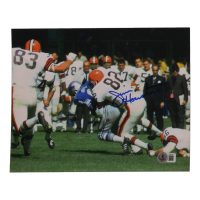 Jim Houston Signed Browns 8x10 Photo (Beckett) at PristineAuction.com