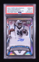 Jonathon Brooks 2024 Topps Resurgence Resurgence Rookie Signatures #RRSJB RC (PSA 9 | Autograph Graded PSA 10) at PristineAuction.com