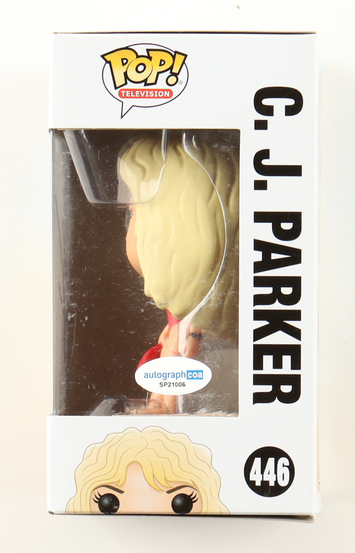 Lily James Signed "Baywatch" #446 C.J. Parker Funko Pop! Vinyl Figure (ACOA) at PristineAuction.com Lily James Signed "Baywatch" #446 C.J. Parker Funko Pop! Vinyl Figure (ACOA) at PristineAuction.com