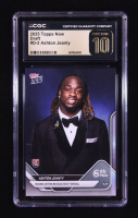Ashton Jeanty 2025 Topps Now Draft #D2 RC (CGC 10 | Pristine Black Label) at PristineAuction.com