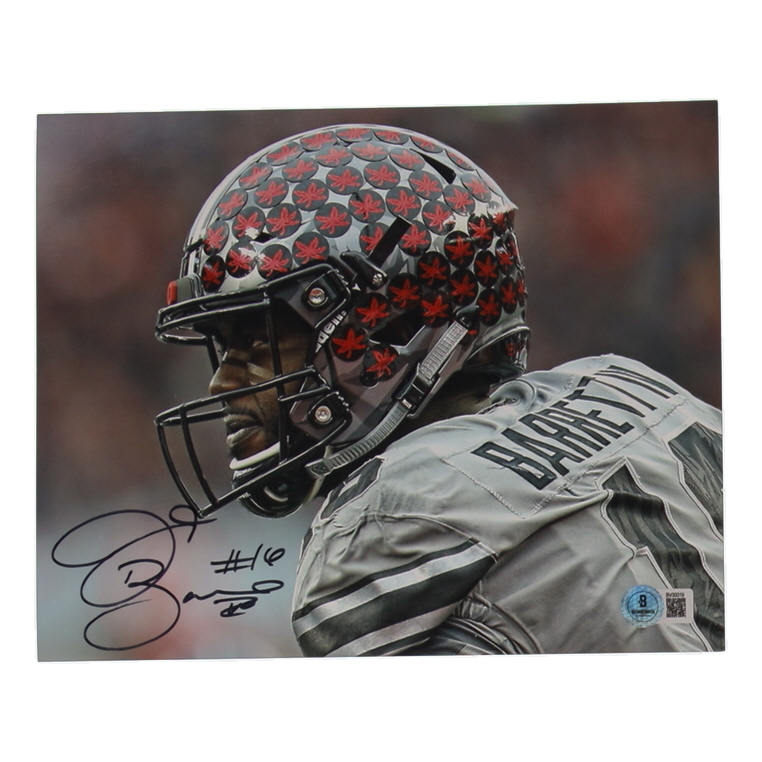 J.T. Barrett Signed Ohio State Buckeyes 8x10 Photo (Beckett) at PristineAuction.com J.T. Barrett Signed Ohio State Buckeyes 8x10 Photo (Beckett) at PristineAuction.com