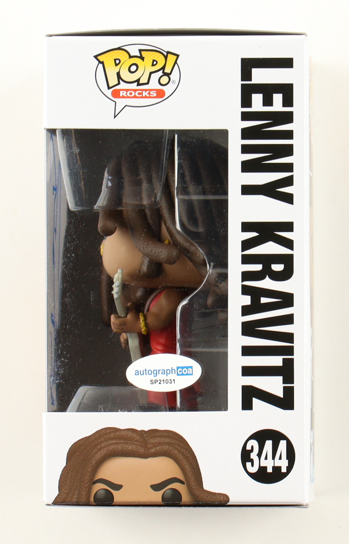 Lenny Kravitz Signed #344 Funko Pop! Vinyl Figure (AutographCOA) at PristineAuction.com Lenny Kravitz Signed #344 Funko Pop! Vinyl Figure (AutographCOA) at PristineAuction.com