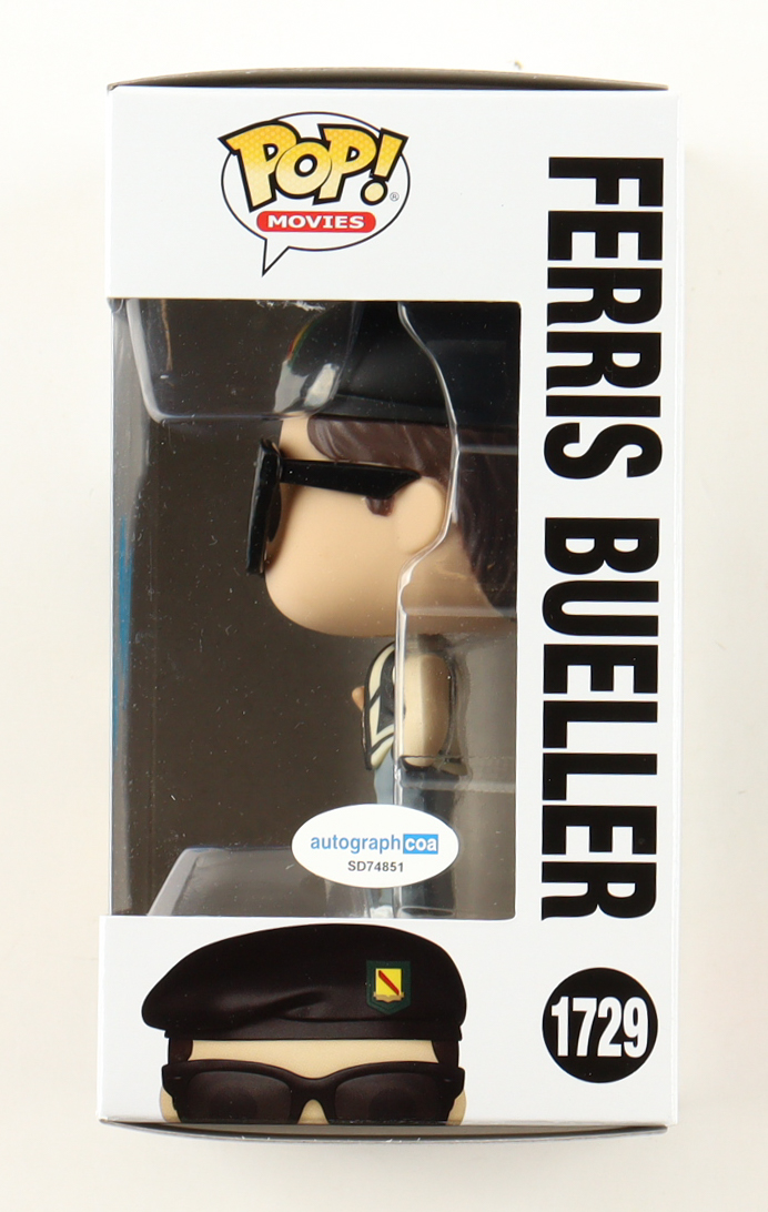Matthew Broderick Signed "Ferris Bueller's Day Off" #1729 Ferris Bueller Funko Pop! Vinyl Figure (AutographCOA) at PristineAuction.com Matthew Broderick Signed "Ferris Bueller's Day Off" #1729 Ferris Bueller Funko Pop! Vinyl Figure (AutographCOA) at PristineAuction.com