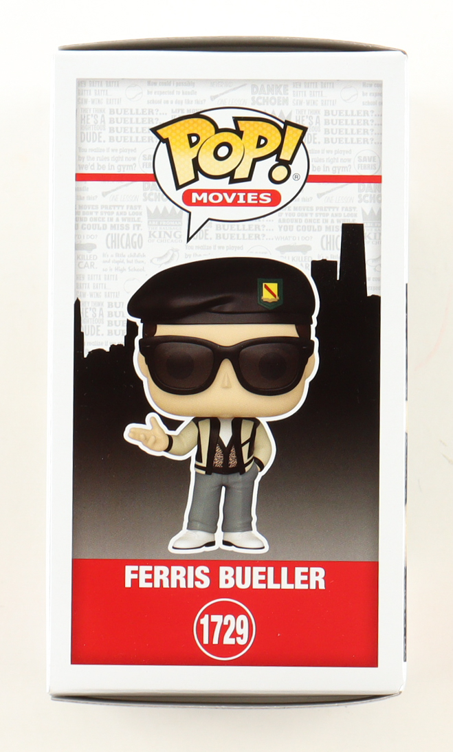 Matthew Broderick Signed "Ferris Bueller's Day Off" #1729 Ferris Bueller Funko Pop! Vinyl Figure (AutographCOA) at PristineAuction.com Matthew Broderick Signed "Ferris Bueller's Day Off" #1729 Ferris Bueller Funko Pop! Vinyl Figure (AutographCOA) at PristineAuction.com
