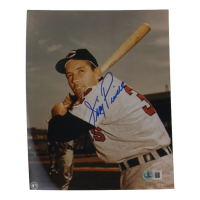 Jimmy Piersall Signed Indians 8x10 Photo (Beckett) at PristineAuction.com