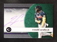 Ronald Acuna Jr. 2024 Topps Diamond Icons White PolychromatINK Purple Ink #WPARAJ #11/15 at PristineAuction.com